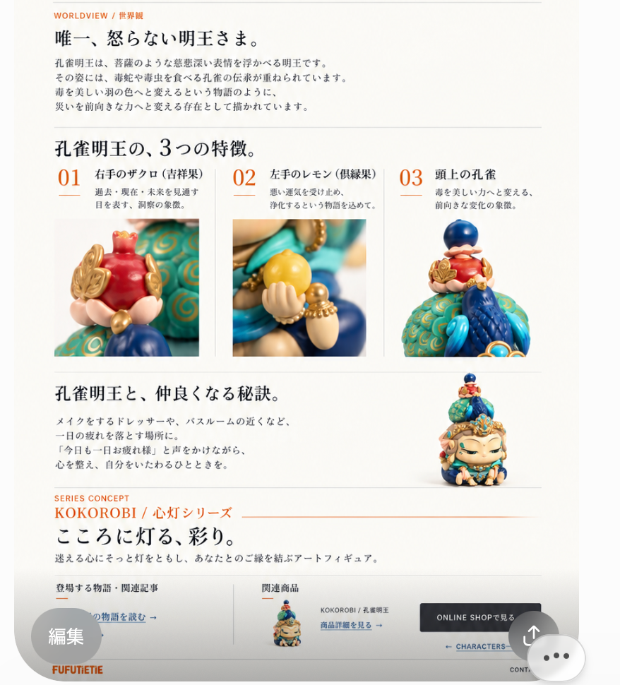 孔雀明王と過ごす日々